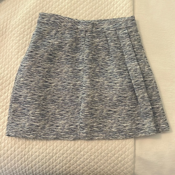 Zara Dresses & Skirts - Zara blue tweed mini skirt, size XS
